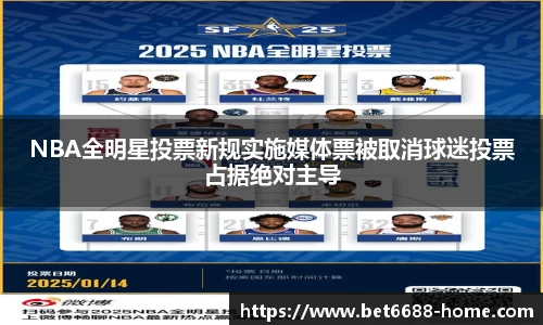 NBA全明星投票新规实施媒体票被取消球迷投票占据绝对主导